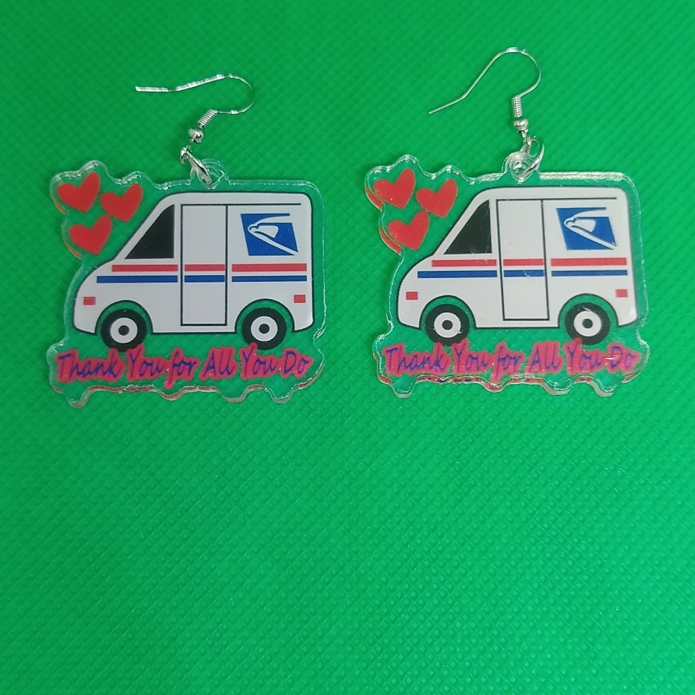 USPS "Thank You For All You Do" Pierced Earrings